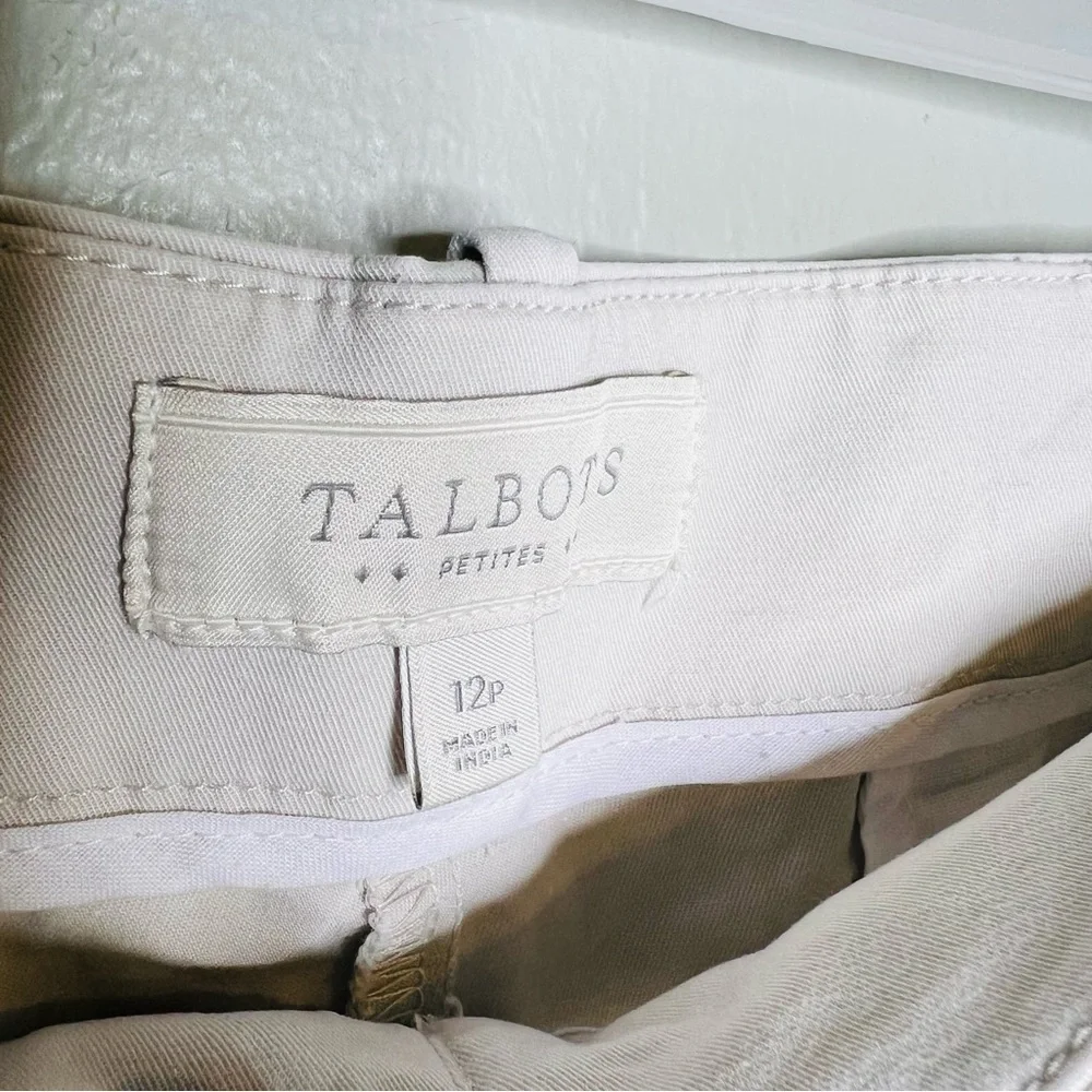 Talbots Khaki Stretch Bermuda Shorts